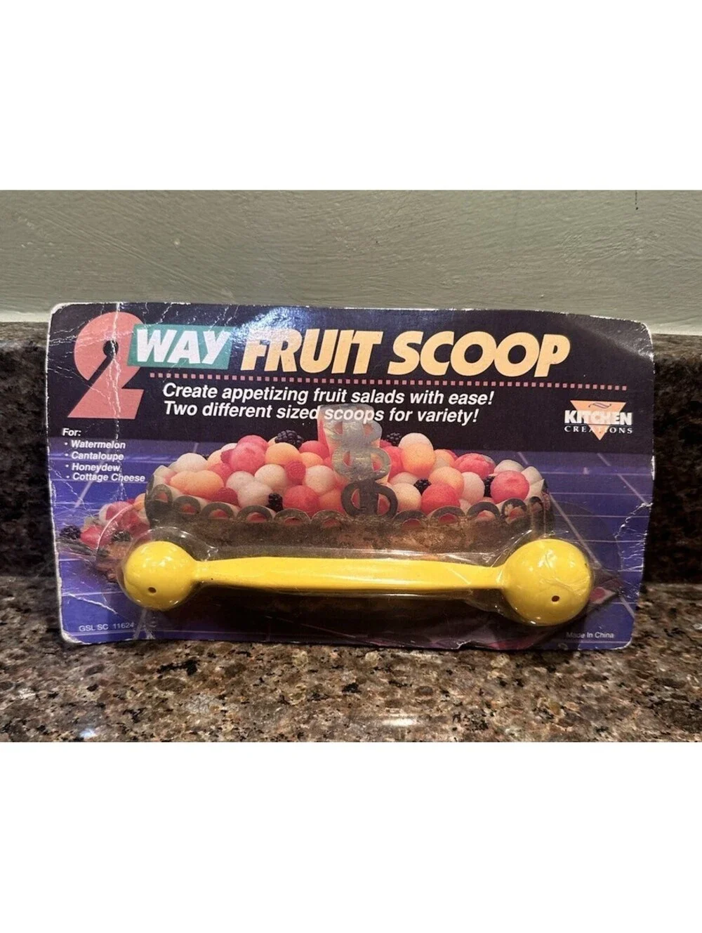 Vintage 2 Way Fruit Scoop, Kitchen Creations NEW SEALED